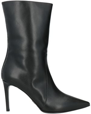 Borbonese Botines De Caña Alta - Negro