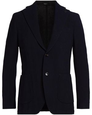 BRERAS Milano Blazer Virgin Wool, Elastane - Blue