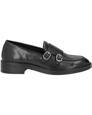 Emanuélle Vee Loafers Leather - Black