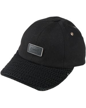 Agnona Hat Cotton - Black