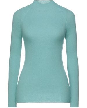 forte_forte Turtleneck Virgin Wool, Cashmere, Silk - Green