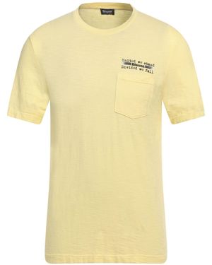 Blauer T-shirt - Yellow