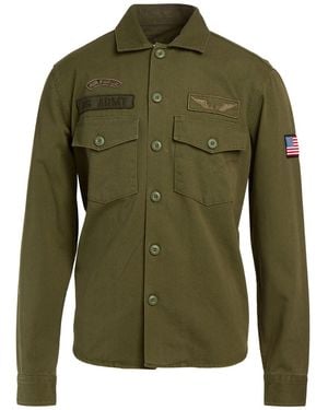 Only & Sons Military Shirt Cotton - Green