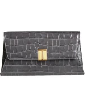 Tom Ford Charcoal Handbag Calfskin - Gray