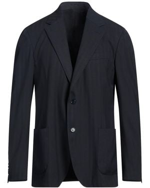 Lardini Midnight Blazer Polyester, Wool, Elastane - Blue