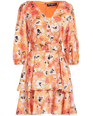 KARL LAGERFELD Mini Dress - Orange