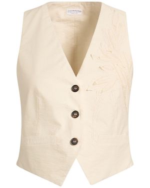 Brunello Cucinelli Tailored Vest Cotton, Polyamide - Natural