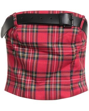 Dixie Top Polyester, Viscose, Elastane - Red