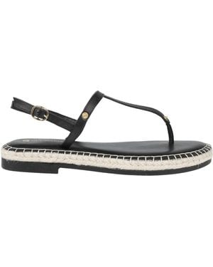 HEY MARLY Thong Sandals - Black