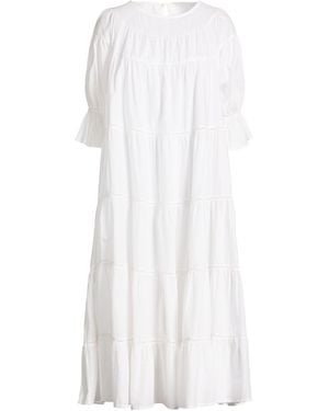 Merlette Midi Dress Pima Cotton - White