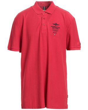 Aeronautica Militare Polo Shirt Cotton - Red