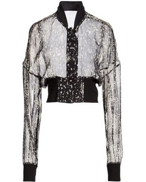 Rick Owens Jacket Silk - Black
