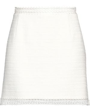 Alberta Ferretti Mini Skirt Cotton, Viscose, Polyamide - White