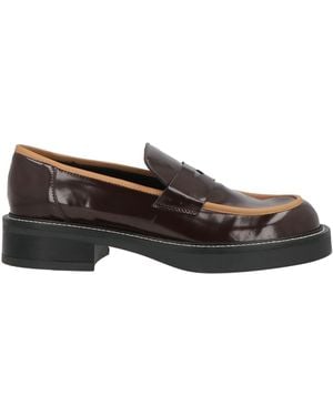 Piumi Burgundy Loafers Synthetic Fibers - Gray