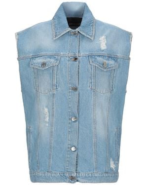 Ermanno Scervino Denim Outerwear Cotton - Blue