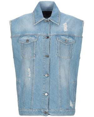 Ermanno Scervino Denim Outerwear Cotton - Blue