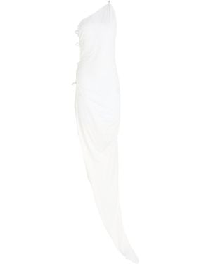Rick Owens Maxi Dress Cotton - White