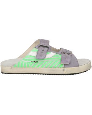 HIDNANDER Sandals Leather - Green