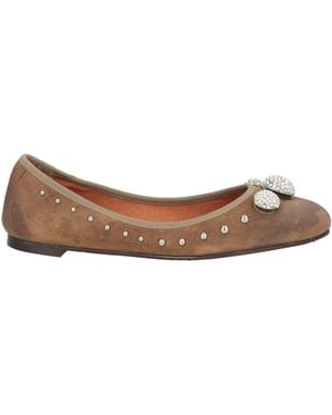 Ras Ballet Flats - Brown