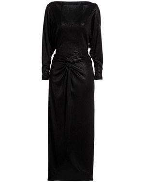 IRO Maxi Dress Polyester, Elastane - Black