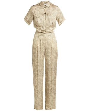PT Torino Jumpsuit Viscose - Natural