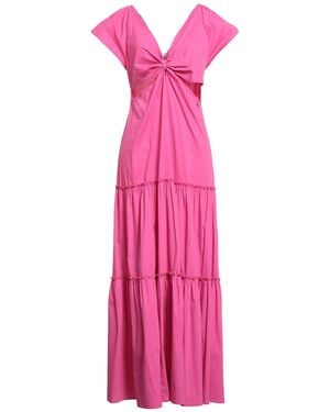 Liu Jo Maxi Dress Cotton, Polyamide, Elastane - Pink