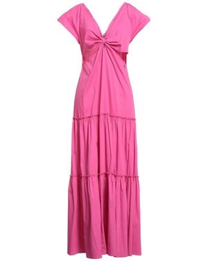 Liu Jo Maxi Dress Cotton, Polyamide, Elastane - Pink