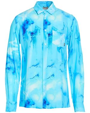Daniele Alessandrini Shirt Viscose - Blue
