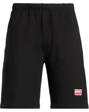 KENZO Shorts & Bermuda Shorts Cotton, Elastane - Black