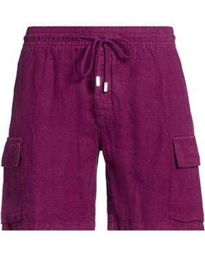Vilebrequin Shorts & Bermuda Shorts Linen - Purple