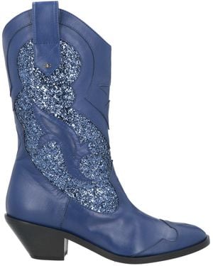 Elisabetta Franchi Ankle Boots - Blue