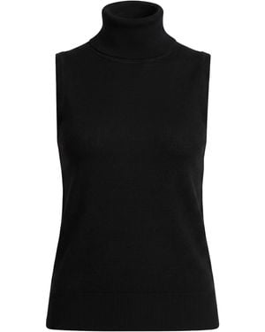 Carla G Turtleneck Wool, Acrylic - Black