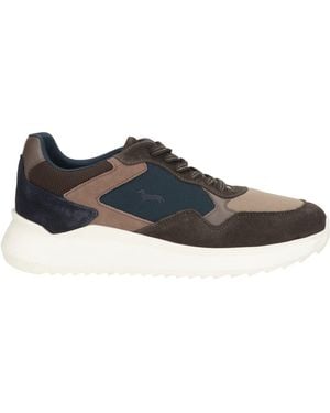 Harmont & Blaine Sneakers Leather, Textile Fibers - Blue