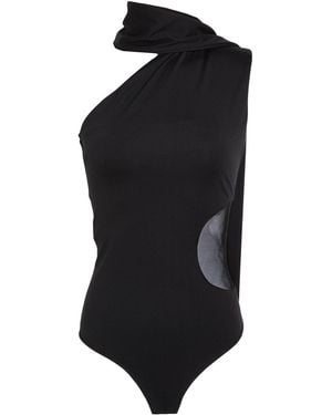 Imperial Bodysuit Viscose, Polyamide, Elastane - Black