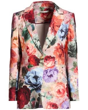 Alice + Olivia Blazer Recycled Polyester, Polyester, Elastane - Red