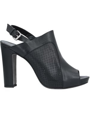 Janet & Janet Sandals Leather - Black