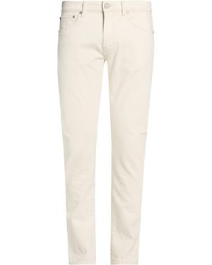 Tela Genova Cream Jeans Cotton, Elastane - White