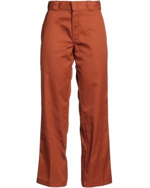Dickies Pants Polyester, Cotton - Red