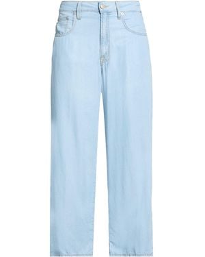 People Light Pants Lyocell - Blue