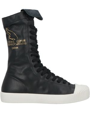 Vivienne Westwood Botines De Caña Alta - Negro
