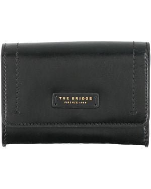 The Bridge Wallet Leather - Black