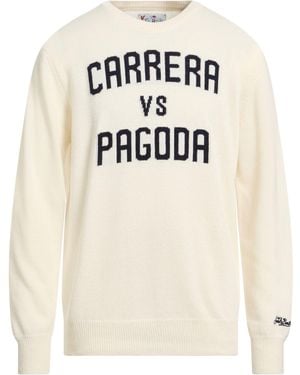 MC2 Saint Barth Ivory Sweater Wool, Viscose, Cashmere, Polyamide - White