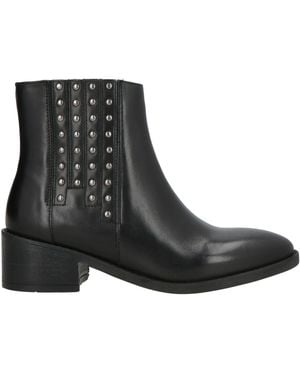 CafeNoir Ankle Boots Leather - Black