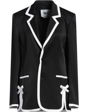 MSGM Blazer Viscose - Black