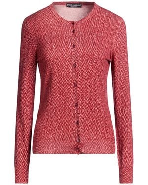 Dolce & Gabbana Cardigan Virgin Wool - Red