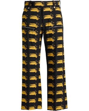 Burberry Pants Virgin Wool - Gray
