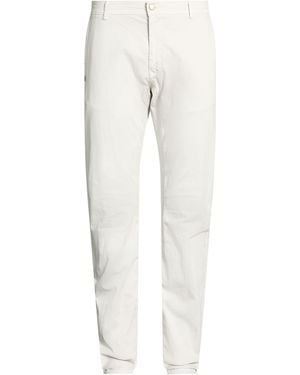 Daniele Alessandrini Pants Cotton, Elastane - White