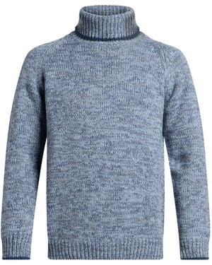 Fedeli Rollkragenpullover - Blau