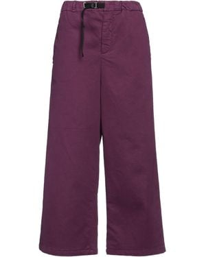White Sand Pants Cotton, Polyester, Elastane - Purple