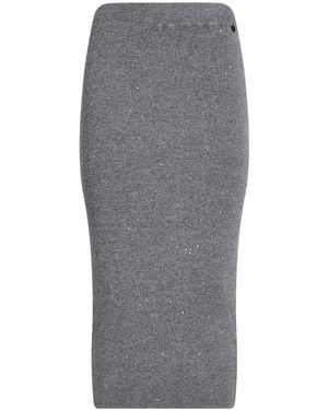 Dixie Midi Skirts - Gray